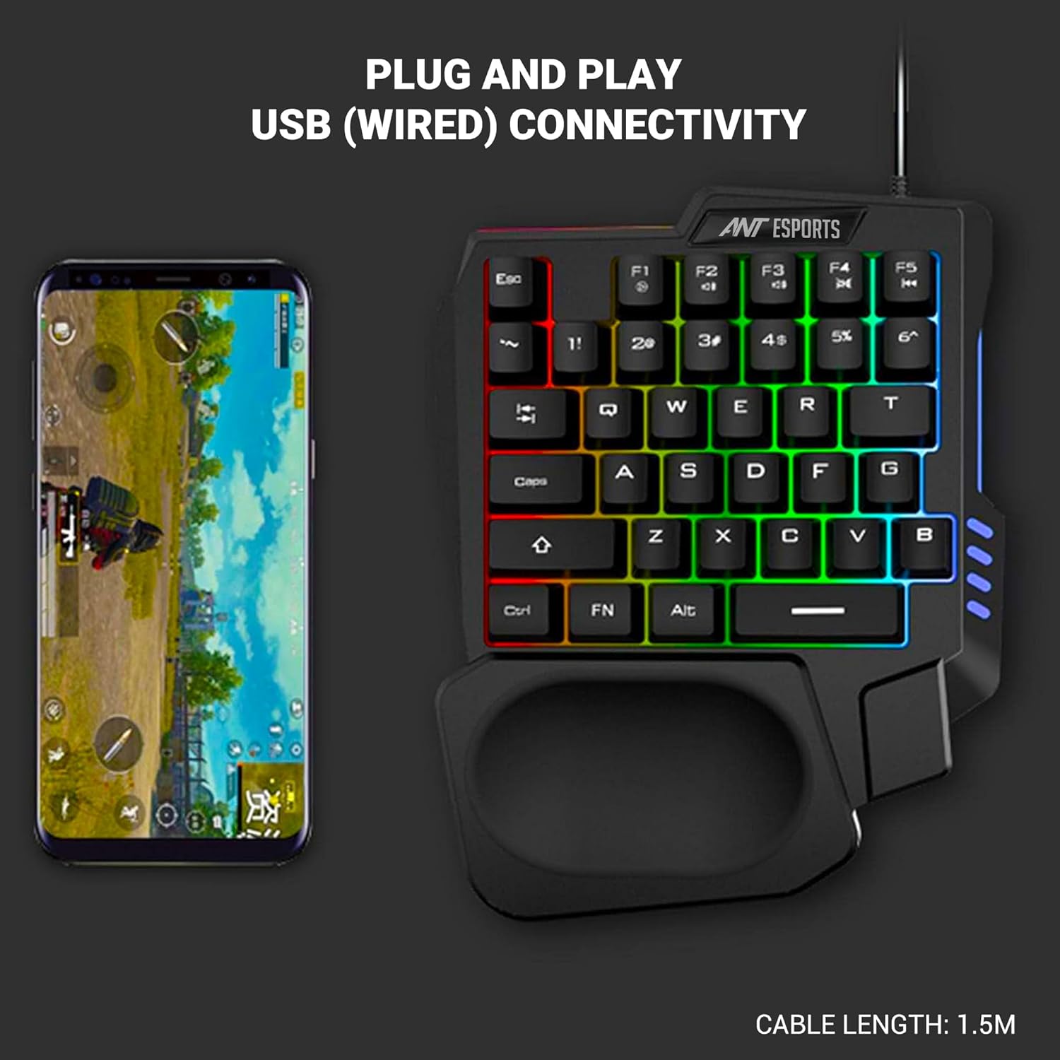 One Handed Gaming Keyboard